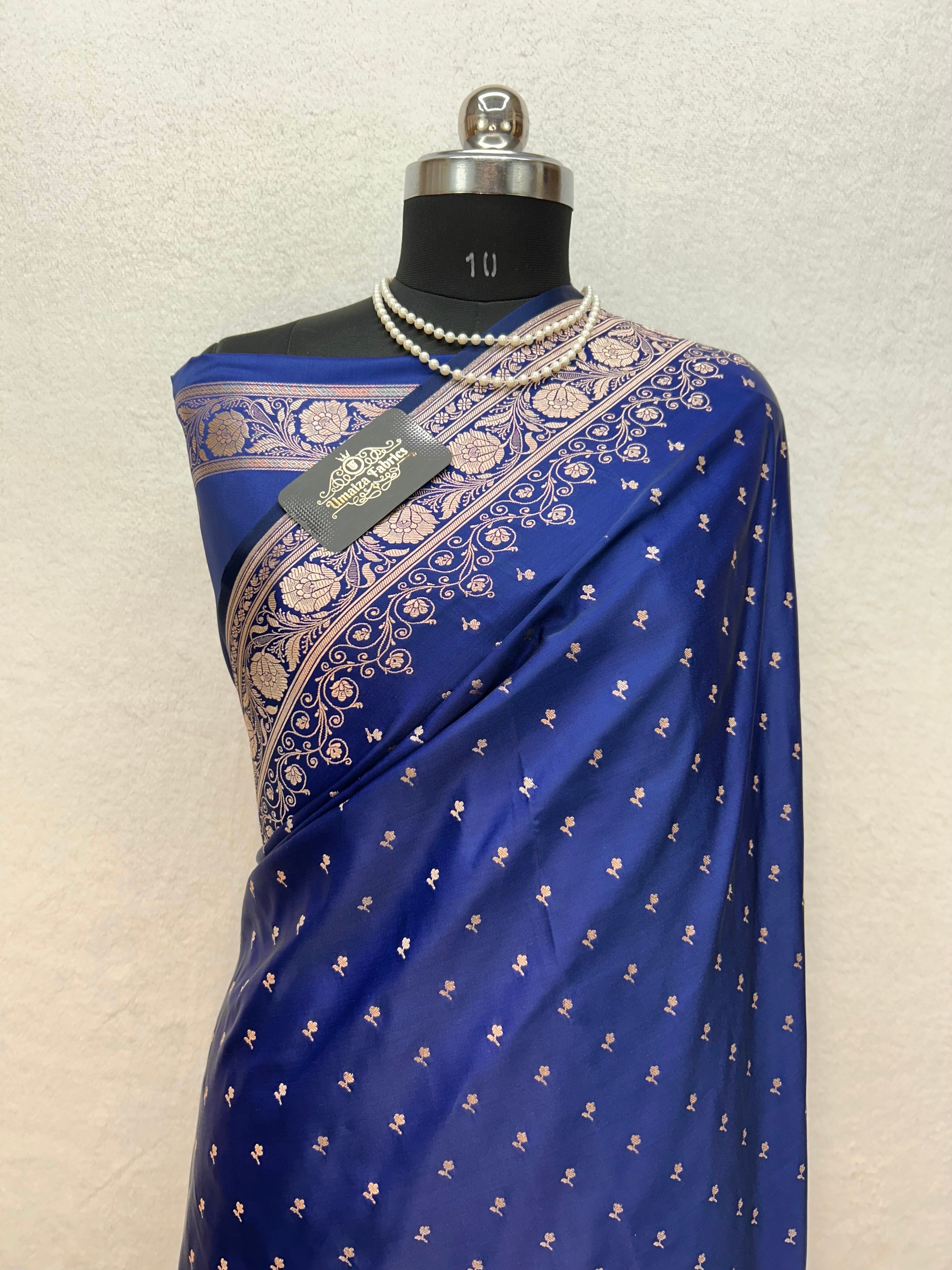 Banarasi  Handloom Katan Mashru Silk Saree