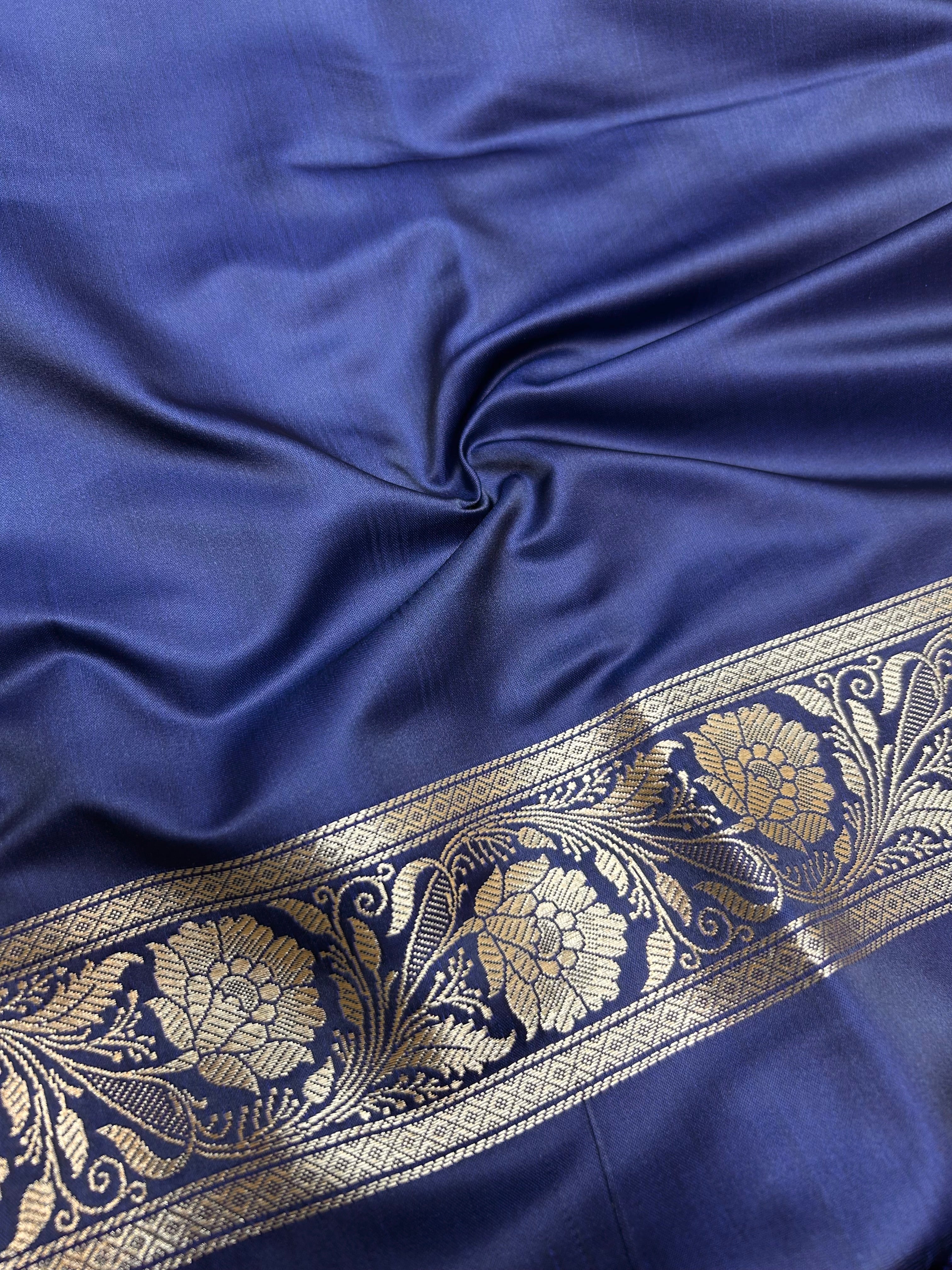 Banarasi  Handloom Katan Mashru Silk Saree