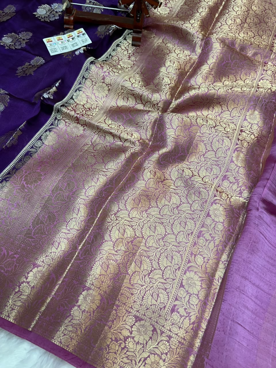Pure Green Mango Silk Saree All Over Beautiful Sona Rupa Buta