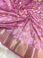 Pure Green Mango Silk Saree All Over Beautiful Minakari Gala Buti