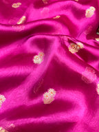Pure Green Mango Silk Saree All Over Beautiful Minakari Gala Buti