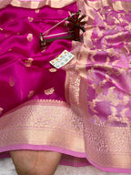 Pure Green Mango Silk Saree All Over Beautiful Minakari Gala Buti