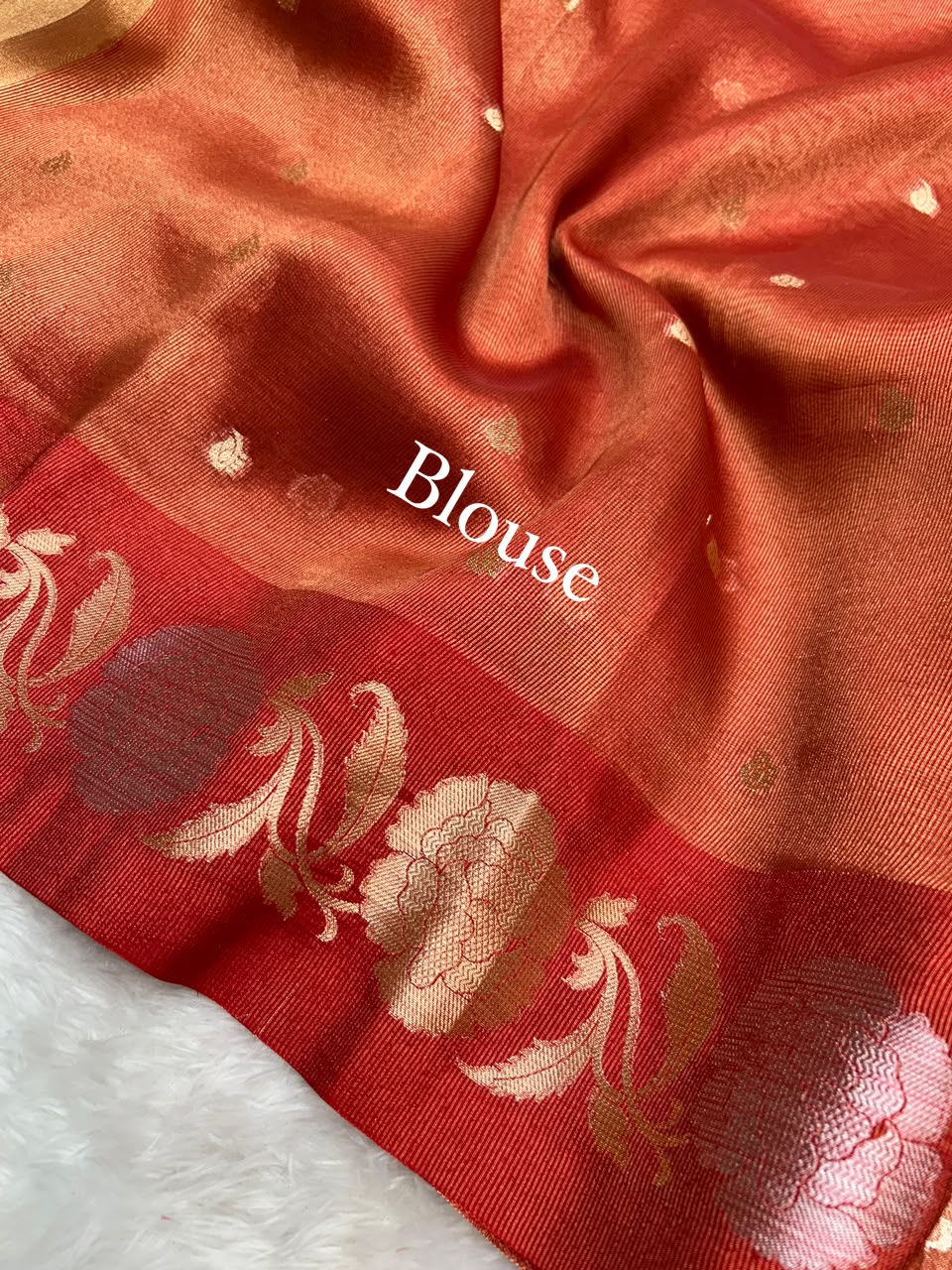 Banarasi Tissue Silk Saree Sona Rupa Weaving Border Satan Minakari