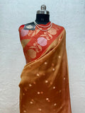 Banarasi Tissue Silk Saree Sona Rupa Weaving Border Satan Minakari